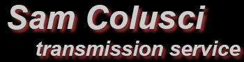 Sam Colusci Transmission Repair Shop Logo | Canonsburg PA | Washington PA | McGovern PA | Washington County PA | Pittsburgh PA